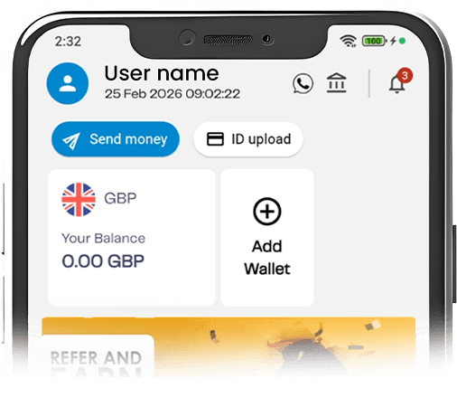 CS Remit Mobile Wallet Demo