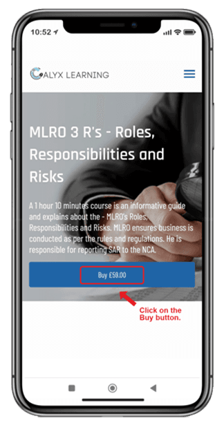 Step 1: Select your course